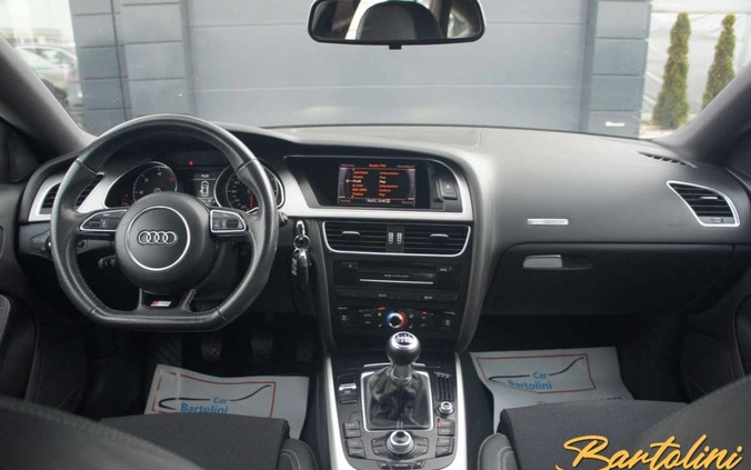 Audi A5 cena 63900 przebieg: 180000, rok produkcji 2013 z Biskupiec małe 172